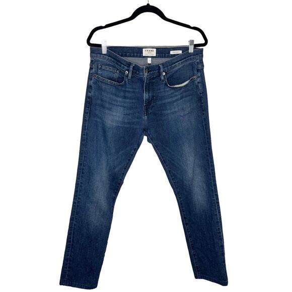 FRAME L'Homme Skinny Fit Jeans In Coney - Picture 2 of 7